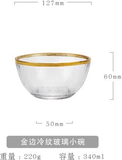 Gold Inlay Glas Plaat Slakom Phnom Penh Diner Schotel Plaat Soep Fruitschaal Dessert Steak Bruiloft Plaat Decoratieve Servies 13-bowl