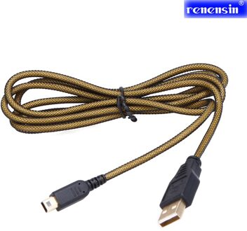 Gold Plating Poort USB Datakabel Voor 3DS XL Sync Oplader Opladen Cord Kabel Voor Nintendo 3DS XL/ 3DS/NDSI XL 2DS charger