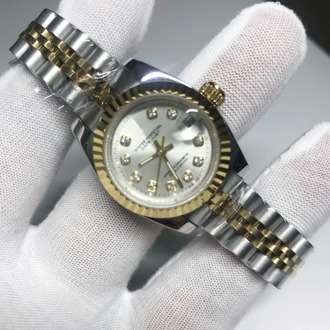 Gold & Silver Automatic Mechanical women Watches Datejust Sapphire Sport Watch 26mm AAA+ Rolexable