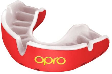 Gold Ultra Fit Mouthguard Rood - JR