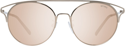 Gold Unisex Zonnebril Goud