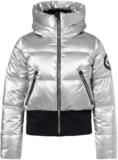 Goldbergh Bombardino Ski Jas Dames L/40 Zilver