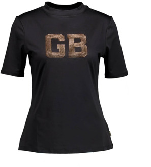 Goldbergh Felicity Zwart T-shirt Dames Goldbergh , Black , Dames - 2Xl,M,S