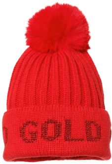 Goldbergh Hodd Muts Dames 1 Rood