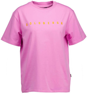 Goldbergh Stijlvolle Roze Ruth T-Shirt voor Dames Goldbergh , Pink , Dames - Xl,L