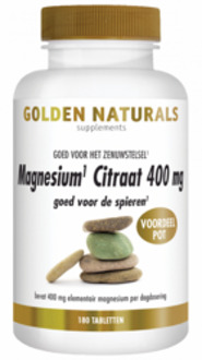 Golden Naturals Magnesium Citraat 400mg