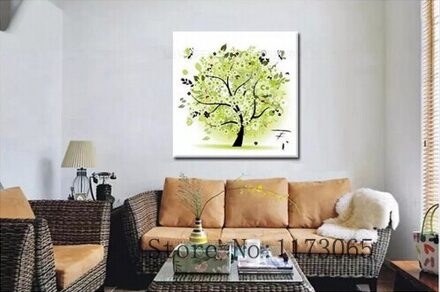 Golden panno, Handwerk, DIY DMC kruissteek, Sets Voor Borduurwerk kit 11ct onbedrukt katoenen draad vier seizoen Cross-Stiksels voorjaar