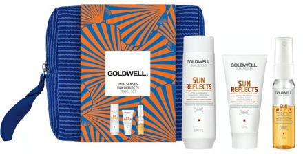 Goldwell Travel Kit Goldwell Dualsenses Sun Reflects Summer Heroes Travel Set 100 ml + 50 ml + 30 ml + 1 st