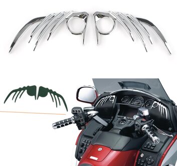 Goldwing GL1800 & F6B Motorcycle Chrome Front Speaker Outer Trim Decoratie Voor Honda 2006 2007
