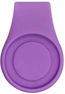 Golf Alignment Gericht Tool Putting Cap Clip Stijlvolle Golf Golf Hoed Clip Ball Marker Houder Magnetische Bevestig Silicone Paars