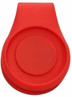 Golf Alignment Gericht Tool Putting Cap Clip Stijlvolle Golf Golf Hoed Clip Ball Marker Houder Magnetische Bevestig Silicone rood