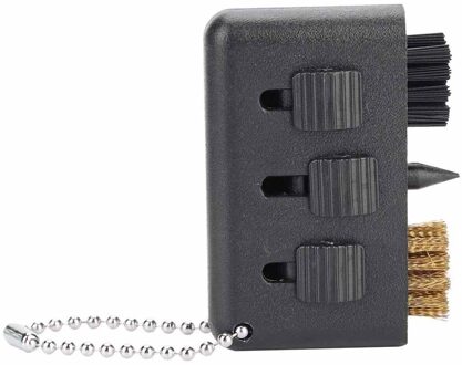 Golf Club Brush,3 In 1 Intrekbare Meerdere-Gebruik Golf Club Groove Schoonmakers, voor Golf Club Bal Divot Kit Pocket Cleaner Tool