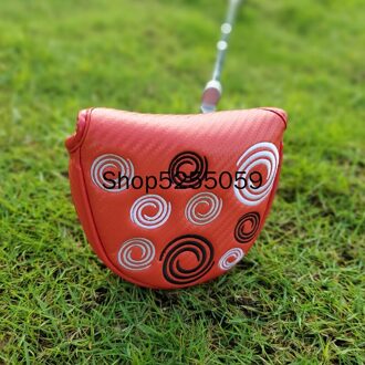 Golf Club Mallet Putter Headcover Cirkel Sport Golf Club Accessoires Apparatuur rood