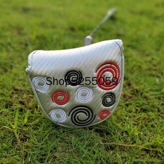 Golf Club Mallet Putter Headcover Cirkel Sport Golf Club Accessoires Apparatuur zilver