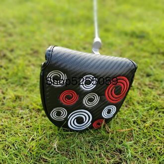 Golf Club Mallet Putter Headcover Cirkel Sport Golf Club Accessoires Apparatuur zwart