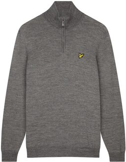 Golf Core 1/4 Zip Merino Mix Trui Heren XL Midden grijs