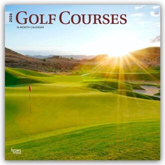 Golf Courses - Golfplätze 2026 - 16-Monatskalender - Browntrout Wandkalender - Browntrout Publishers