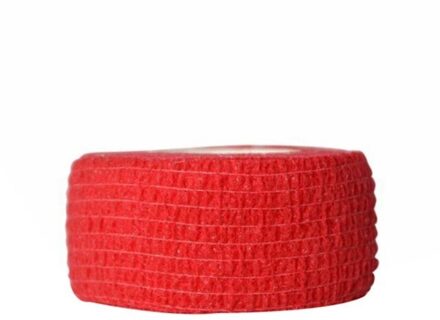 Golf Grip Elastische Bandage Anti-Slip Elastische Golf Vinger Wrap Sport Ondersteuning Compressie Bandage Tape Accessoires rood
