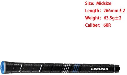 Golf Grip Rood En Blauw Kleuren Standaard En Midsize Golf Club Grips 8 Stk/partij blauw midsize