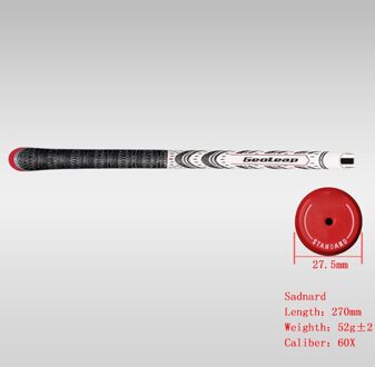 Golf Grips Golf Club Grips Ijzer En Hout Grips Plus4 Standaard Of Midsize Voor Kiezen 13Pcs rood standaard