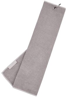 Golf Handdoek 12 "× 20" Gevouwen Microfiber Wafel Met Karabijnhaak Clip Voor Golf Sport -grijs