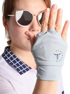 Golf Handschoen Rijden Golfer Handschoenen Handen Zon Protector Anti-Slip Apparatuur grijs rechtsaf / M