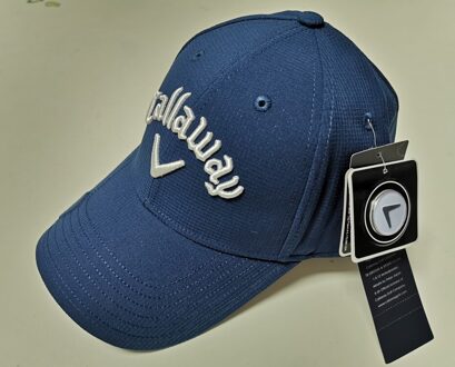 Golf Hoed Met Marke Blauw