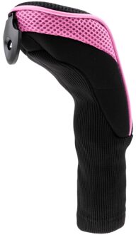 Golf Hybrid Club Cover Beschermende Headcovers Met Geen. Tag (3,4,5,7,X) roze