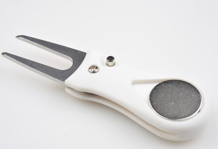 Golf Pitchfork Bal Marker Opvouwbare Reparatie Tool Golf Training Aids Switchblade Pitch Groove Cleaner Golf Accessoires