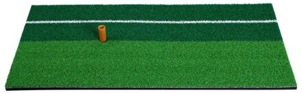 Golf Praktijk Gras Mat Indoor Training Raken Pads Achtertuin Met Rubber Tee Houder Indoor Golf Training Aids Accessoires L723 B Tee met bal