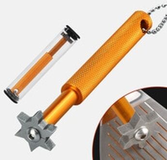 Golf Puntenslijper Club Groovende Slijpen Tool Golf Club Puntenslijper Sterke Legering 6 Heads Wedge Golf Club Groovende Slijpen Tool