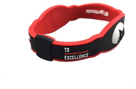 Golf Siliconen Armband Zwarte en Rode Kleur T Woods Energie Golf Polsband Voor Mannen & Vrouwen Training Aids Accessoires