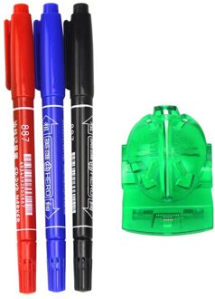 Golfbal Line Liners Letters Template Tekening Marker Golfbal Alignment Tool Accessoire groen Clip