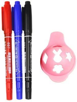 Golfbal Line Liners Letters Template Tekening Marker Golfbal Alignment Tool Accessoire roze