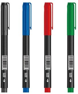 Golfbal Liner Multifunctioneel Roestvrij Golfbal Line Liner Marker Template Alignment Tool Tekening Alignment Marks Teken Gereedschap 4 x pen