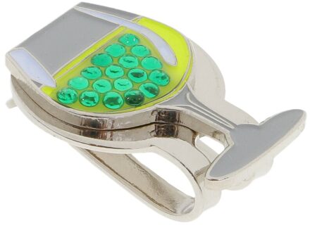 Golfbal Marker Mini Golf Hoed Clip Met Magnetische Afneembare Draagbare Afneembare Legering Bal Accessoires groen