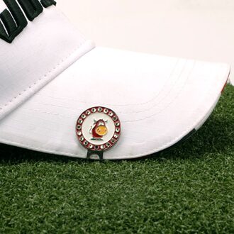 Golfbal Markers Vrouwen Mannen Hoed Clip Positie Mark Teken Club Golfer Aanwezig Verwijderbare Hecht Aandenken Training Aids Golfbal