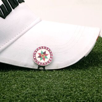 Golfbal Markers Vrouwen Mannen Hoed Clip Positie Mark Teken Club Golfer Aanwezig Verwijderbare Hecht Aandenken Training Aids Golfbal