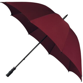 golfparaplu Windproof handopening 130 cm bordeaux