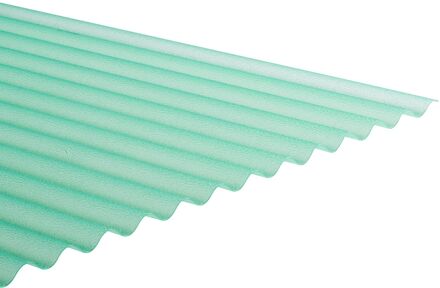 Golfplaat 32/09 - Pvc - Groen - Structuur- 66x153