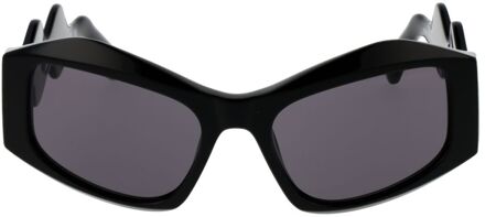 Golfvormige Zonnebril - maat Zwart