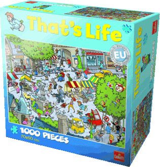 Goliath That's Life puzzel dorp - 1000 stukjes