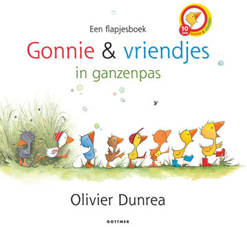 Gonnie en vriendjes in ganzenpas - Boek Olivier Dunrea (9025756158)