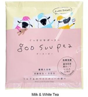 Goo Suu Pea Powder Bath Milk & White Tea - 50g