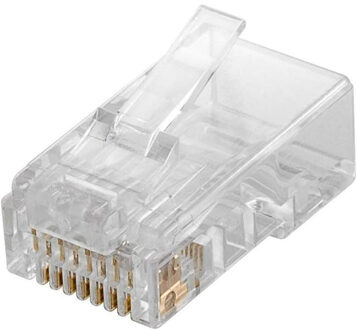 Goobay 10x RJ45 UTP Cat5e stekkers / stekker / netwerkstekker /  datastekkers