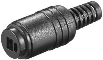 Goobay 2-pin DIN Luidspreker Connector (v) - Schroefbare Behuizing - Zwart