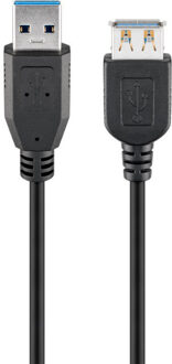 Goobay 5m USB 3.0 Cable USB-kabel USB 3.2 Gen 1 (3.1 Gen 1) USB A Micro-USB A Zwart