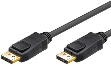 Goobay DisplayPort Aansluitkabel [1x DisplayPort stekker - 1x DisplayPort stekker] 2.00 m Zwart