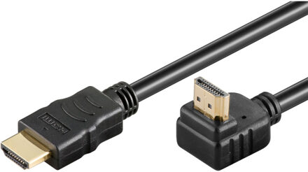 Goobay High Speed HDMI-kabel 90° met Ethernet Kabel