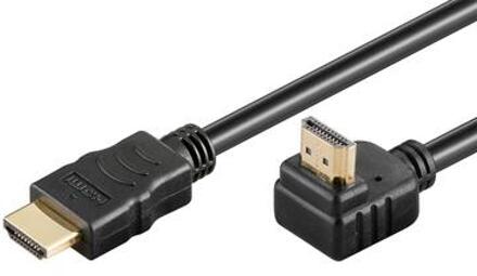 Goobay High-speed HDMI™ 90°-kabel met Ethernet